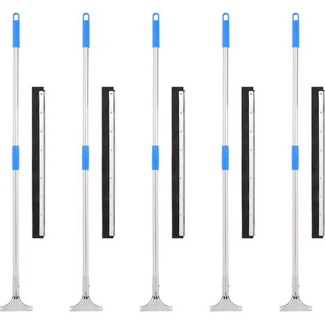 Floor Squeegees 5 pcs 60x122.5 cm Steel and Rubber vidaXL (1/5)
