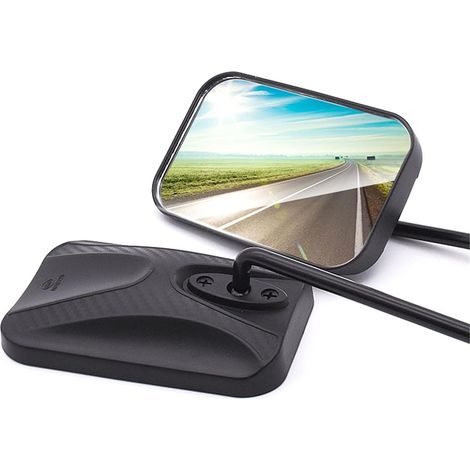 Rétroviseurs de moto, universel de la moto 10mm Vue arrière Miroir Moto Vis de scooter Miroirs, Miroirs Réflecteur Rétroviseur (1/4)