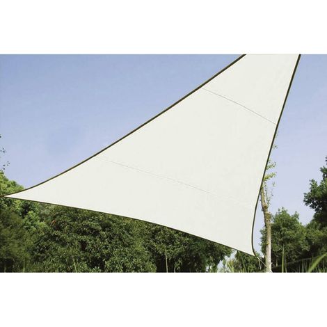 Perel Telo ombreggiante triangolare crema 5 m (1/5)