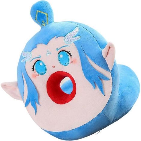 Oreiller en peluche Necha, inspiré de l'anime, idéal pour les étudiants et les employés de bureau. Convient aux étudiants et aux employés de bureau. (1/5)