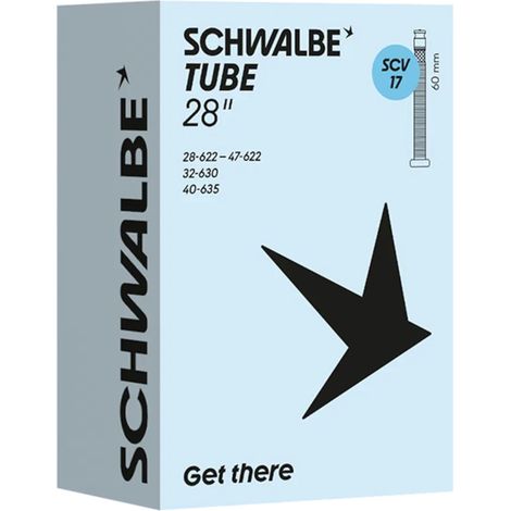Schwalbe Fahrradschlauch SCV 17 27/28" Clik Valve 60mm ETRTO 28/47-622/635