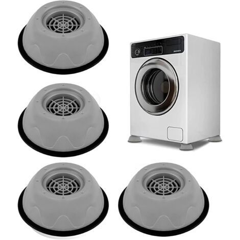 4 Pièces Anti Vibration Machine a Laver, Patin anti Vibration Lave Linge pour la Réduction du Bruit, Tapis Anti Vibration Machine a Laver pour Empêcher le Mouvement, Pied Machine a Laver (1/5)