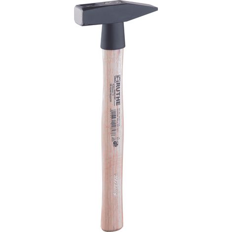RUTHE Schlosserhammer 500g Deutsche Form mit Hickorystiel (1/2)