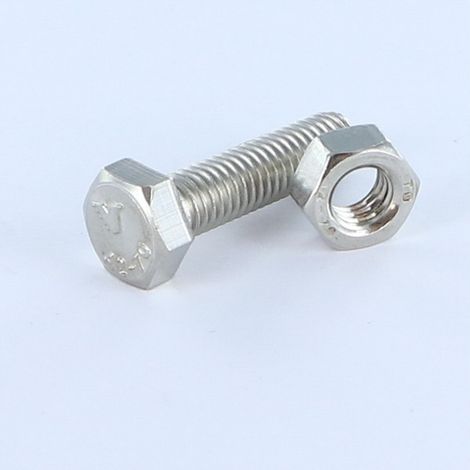 ENSEMBLE Vis métaux V.TH 8X30 + Ecrou Inox A2-1 pièce