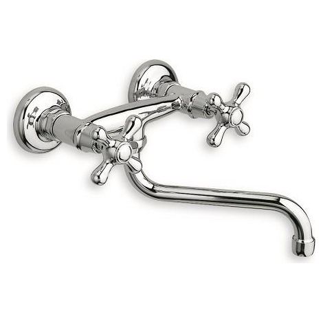 Evier Impero Mural Bec Dessous Mobile Chrome Robinetterie IMPERO - CRISTINA ONDYNA KI40051