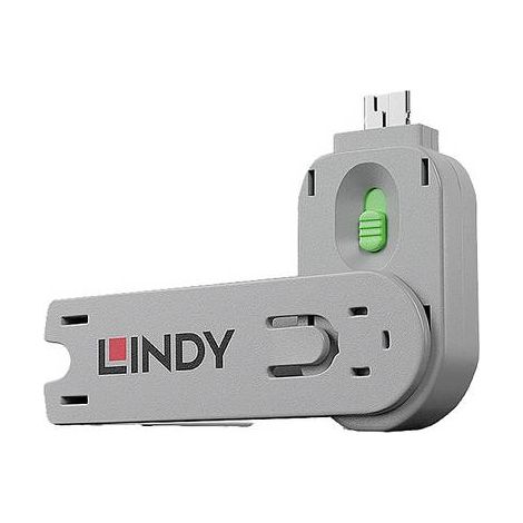 LINDY Clé pour bloqueur de port USB type A, vert (1/2)