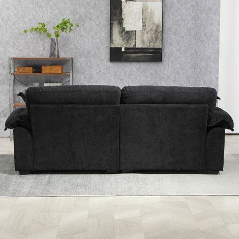 Canapé à coussins (Mousse à mémoire de forme + Ressorts ensachés) — Un canapé deux places confortable le choix idéal pour les petits salons, les appartements et les bureaux.