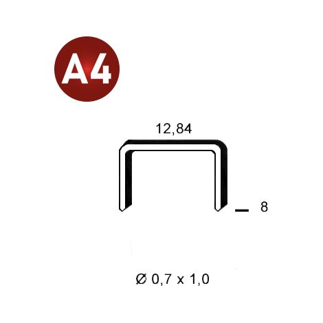 Agrafes A-08 INOX A4 (316)