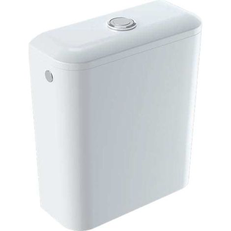 Geberit iCon Square cisterna cerámica AP 6l, incluye tapón ciego (1/2)