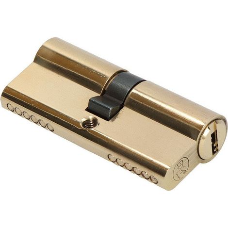 Cilindro in ottone da 70mm (35+35mm) camma lunga R15 con 5 chiavi di sicurezza incluse EDM (1/3)