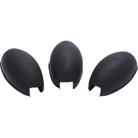 Repose-pouce pour saxophone, coussinet de clavier, manchon de protection pour les doigts, rehausseur de touches, accessoires noirs professionnels de, Paquet de 3 (1/5)