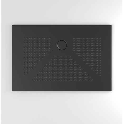 Piatto doccia ceramica nero opaco 100x80 (1/2)