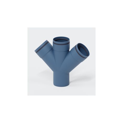 PO double branche POLO-KAL XS DN 110/110/45 degrés