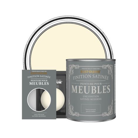 Peinture pour Meubles Finition Satinée - Crème Fouettée (1/3)