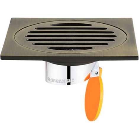 Filtre de bonde de douche, bonde de sol en acier inoxydable plus épaisse C