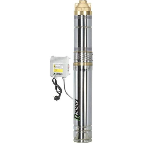 Pompe Grande Profondeur 130m 750W - Inox - Débit 45 L/min - Performance Élevée et Fiabilité - D-Work