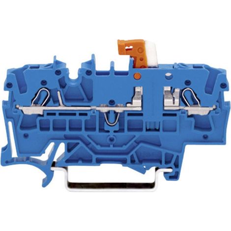 WAGO 2002-1674 Morsetto sezionatore 5.20 mm A molla Attribuzione: N Blu 1 pz.
