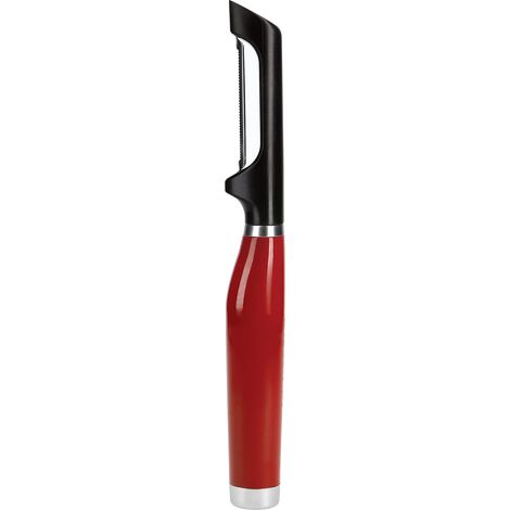 KitchenAid Sbuccia Patate, Pela patate e verdure a Lama Girevole in Acciaio Inossidabile - Color Rosso Imperiale (1/4)