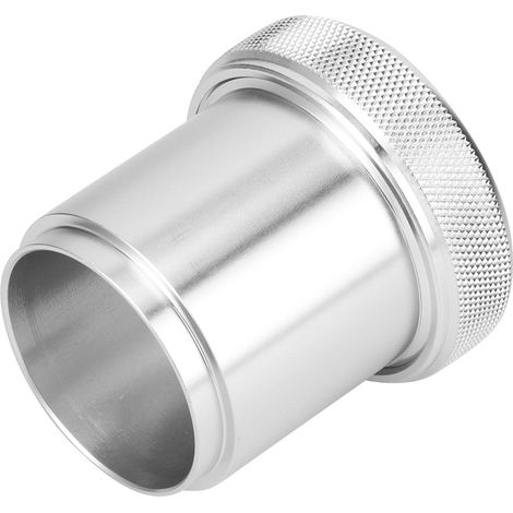Bouchon de réservoir carburant/eau en alliage d'aluminium à souder, col de remplissage 1,5 pouce diamètre intérieur, pièce auto tuning, argent. (1/5)