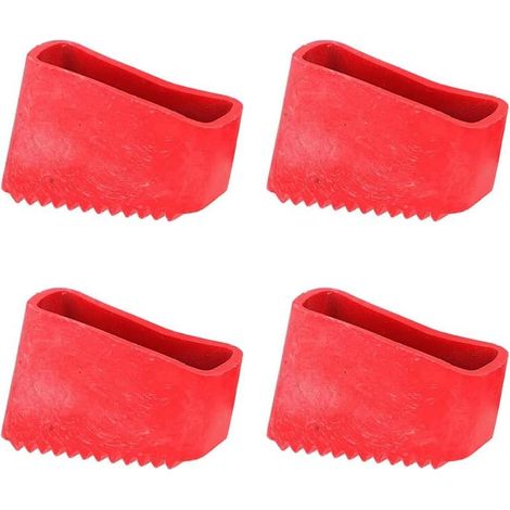 Linghhang – Lot de 4 couvre-pieds d'échelle en caoutchouc antidérapants – Protection optimale pour échelles télescopiques – Résistants à l'usure