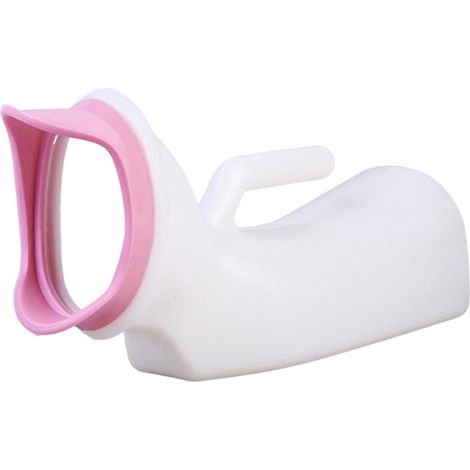 Urinoir portable grande capacité pour femmes, 1000 ml, à ouverture souple. Usage féminin. (1/5)