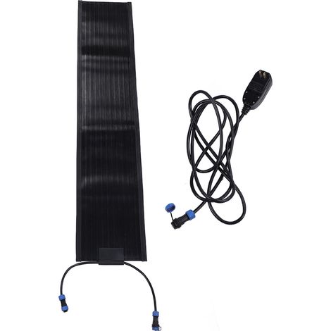 Schneeschmelzmatte 25 x 90 cm, 100 W, wasserdichte Gummi-Schneeheizung, für Treppen, Gehwege und Höfe. 120-V-US-Stecker. (1/5)