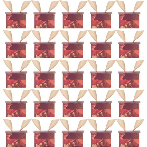 Boîte Cadeau Bonbons 25 Sets pour Fêtes, Mariages Européens et Anniversaires - Motif Fleuri Rétro Doré (1/5)