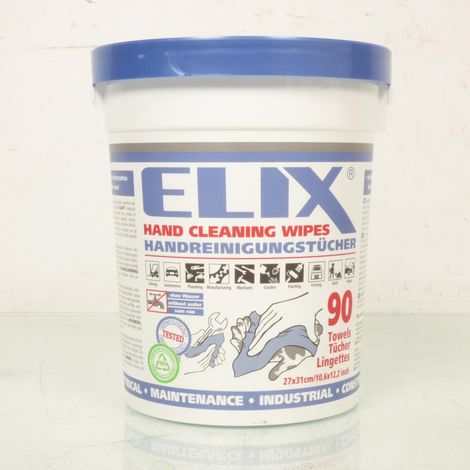 Pot de 90 lingettes nettoyantes humides pour les mains pour (1/2)