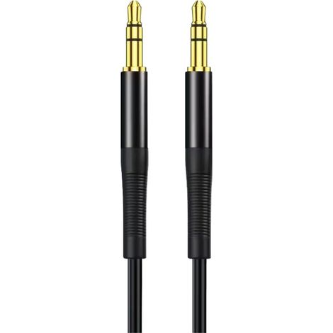 Nextbatt 35 mm klinkenstecker auf klinkenstecker aux kabel 1 m - schwarz