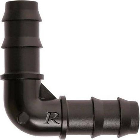 Coude Cannelé pour Tuyau D.16 mm - Lot de 5 - Résistant et Durable - Flexible - D-Work