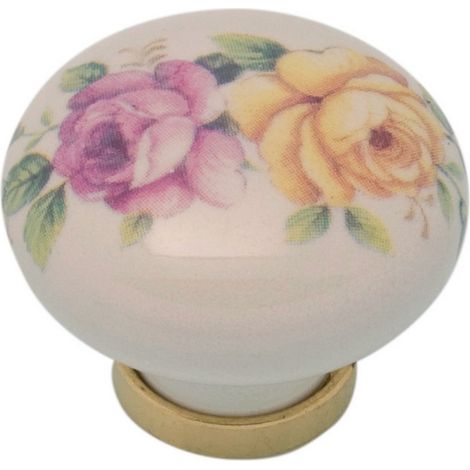 25PZ POMOLO PORCELLANA TONDO CON BASE FIGURA 21 MM.31 (1/2)