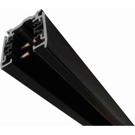 Dreiphasenschiene molto-luce Aluminium schwarz 200 cm
