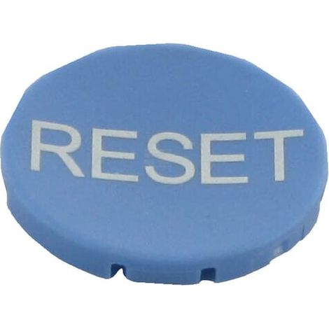 Plaza de bot贸n azul RESET EATON M22XDBGB14