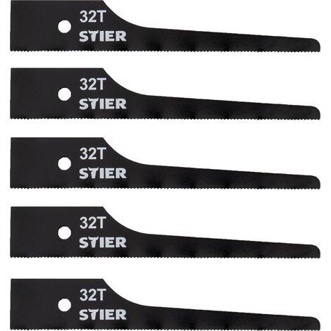 STIER Stichsägeblatt für STS-100 32 Zähne 5 Stk