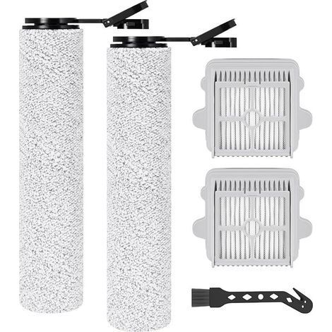 Rouleau de brosse de rechange et Filtre HEPA pour Roborock F25 GT/F25 BX/F25 ACE/F25 RT/F25 LT/F25 ALT/F25/F25 XT/F25 ACE Combo/F25 Combo/F25 Ultra/F25 ACE Pro aspirateur Laveur sans Fil-5 Accessoires (1/5)