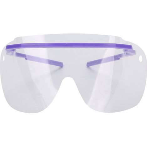 Lunettes de protection antibuée anti-poussière, lunettes de sécurité pour laboratoire dentaire, teinte violette, vision claire, confortables pour usage professionnel. (1/5)