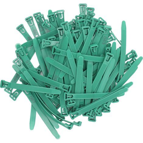 Chicken leg rings, 1 to 100 numbered identification bands, reusable tags for ducks, chicks, pigeons, geese, green (1/5)