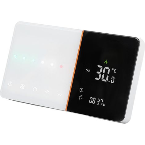 Programmierbarer LCD-Thermostat, umweltfreundlich, für Haushaltsboiler, Wechselstrom 95 V bis 240 V (1/5)