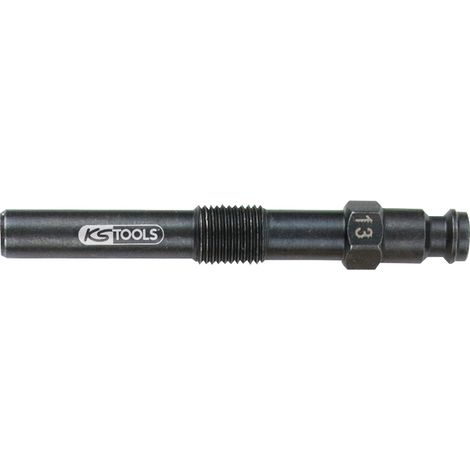 KS Tools 150.3674 Glühkerzen Adapter, M10x1,0 mit Außengewinde, Länge 74 mm