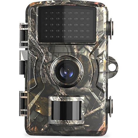Caméra de chasse et de surveillance 12 MP 1080p avec détection de mouvement, étanche IP66, vision nocturne infrarouge, idéale pour la chasse et le repérage en extérieur. (1/5)