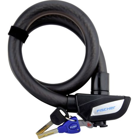 Fischer Seilschloss Schlüssel L 850mm Ø 23mm Fahrradschlösser