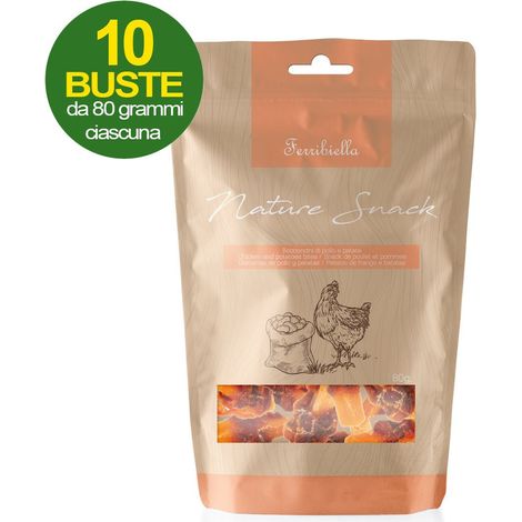 Boconcini au poulet et aux pommes de terre pour chiens 10 sachets