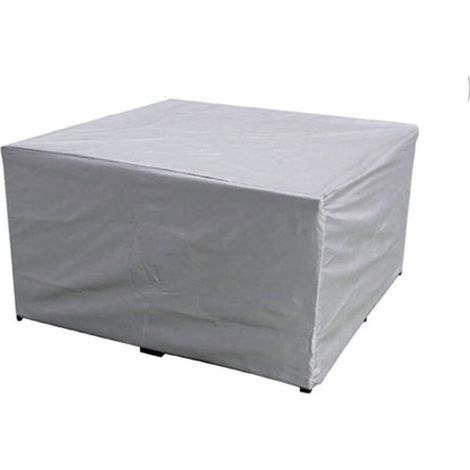 Heavy-duty Oxford cloth tablecloth - UV resistant and waterproof - 80 x 80 x 80 cm - Silver (1/5)