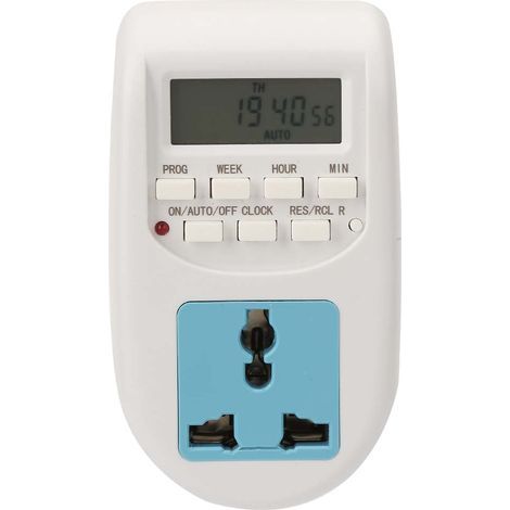 Power outlet timer, portable timer switch, durable and precise, multifunctional for multiple scenarios (1/5)