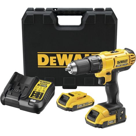 DeWALT DCD771D2-QW 18V drill/screwdriver 2x2.0 Ah battery and charger