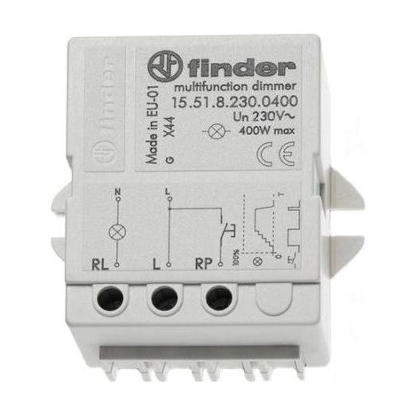 Finder 15.51.8.230 Interruptor electrónico blanco
