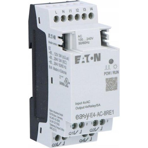Módulo de extensión Eaton EASY-E4-AC-8RE1 4 entradas 4 salidas (1/2)