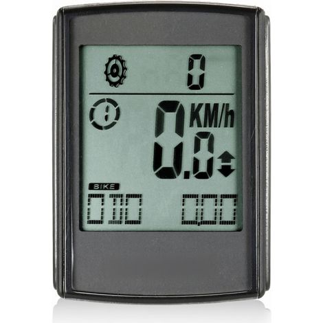 Multifunktionaler 2-in-1-Fahrradcomputer mit LCD-Bildschirm, Anzeige von Geschwindigkeit und Trittfrequenz, wasserabweisend