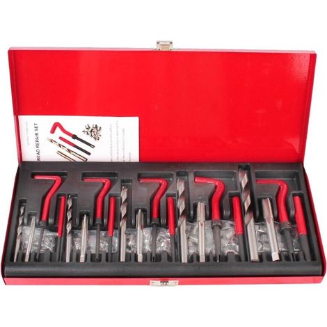 Kit 131 Pz Accessori Riparazione Filetti Ripristina Filettature Elicoidi Maschi (1/5)