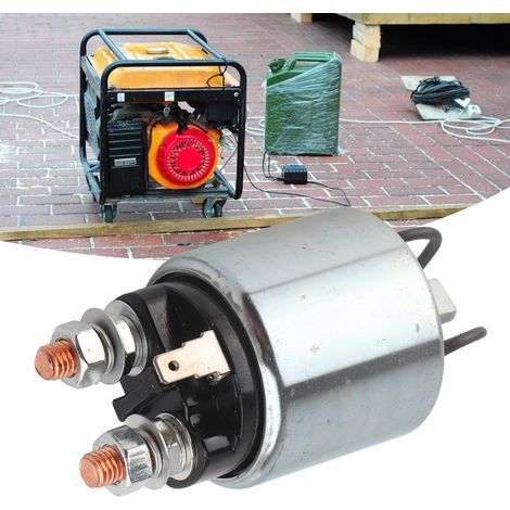 Relé y solenoide de arranque del motor para generador 178/186/188F/190F con cabezal cuadrado (1/5)